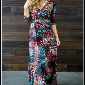 Pink Blush Wrap Dress